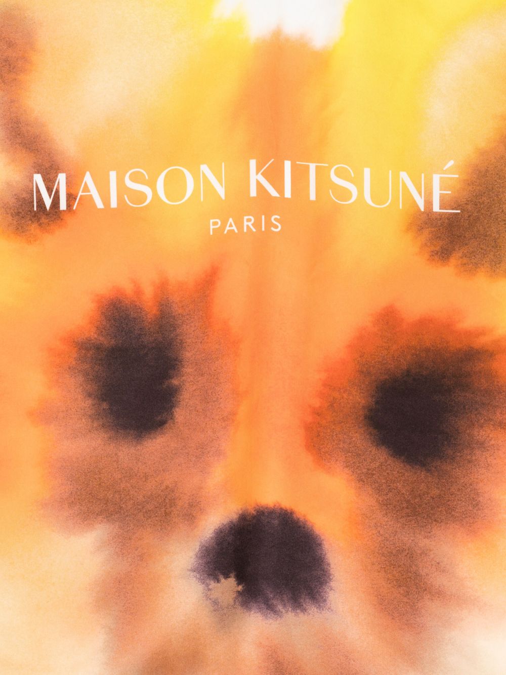 Maison Kitsuné Zijden sjaal - Veelkleurig