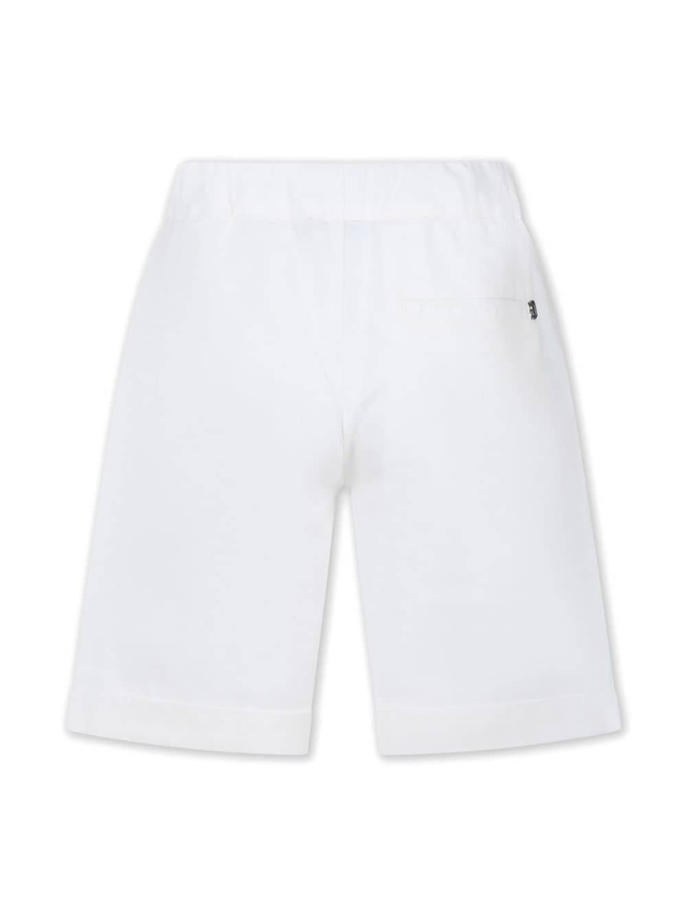 DONDUP KIDS Bermuda shorts met trekkoordtaille - Wit