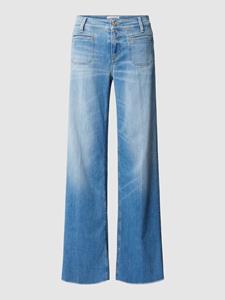 CAMBIO Flared jeans met open zoom, model 'TESS'