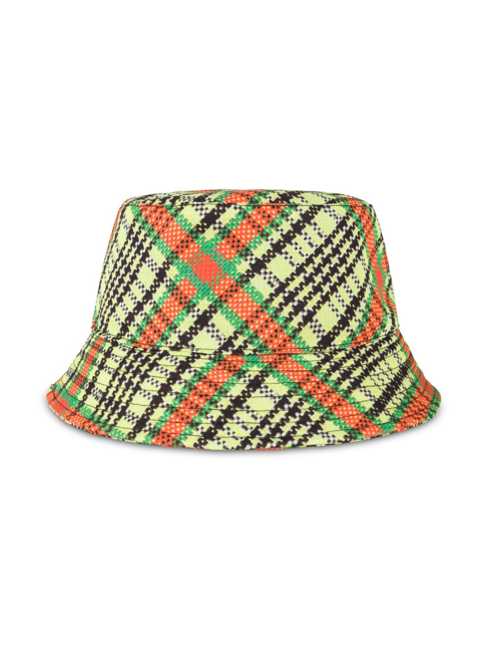 Philosophy Di Lorenzo Serafini logo-print checked bucket hat - Groen