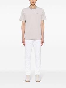 BOSS logo-print cotton polo shirt - Beige