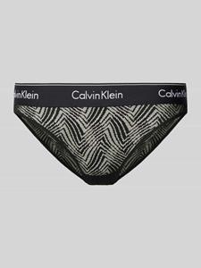 Calvin Klein Modern Semi-Sheer Stretch-Lace Briefs - S