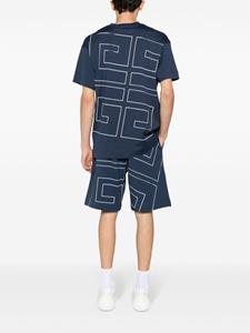 Givenchy Katoenen shorts met logoprint - Blauw