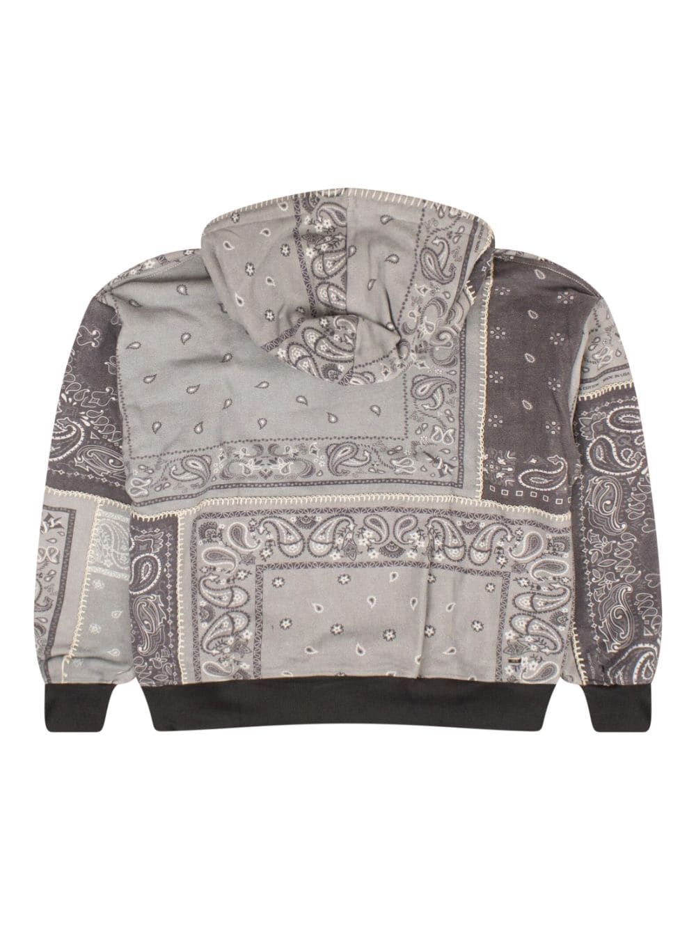 AMIRI Katoenen hoodie met patchwork - Grijs