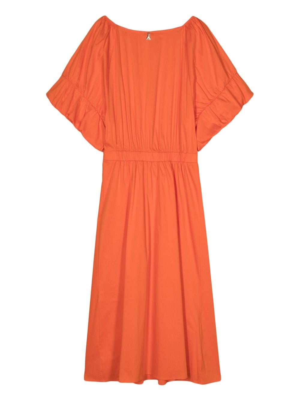 Patrizia Pepe short-sleeve poplin dress - Oranje