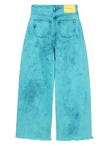 Marques'Almeida low-rise wide-leg jeans - Blauw