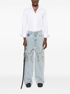 Y/Project Evergreen Maxi Cowboy Cuff jeans - Blauw