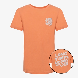 TwoDay jongens T-shirt met backprint oranje