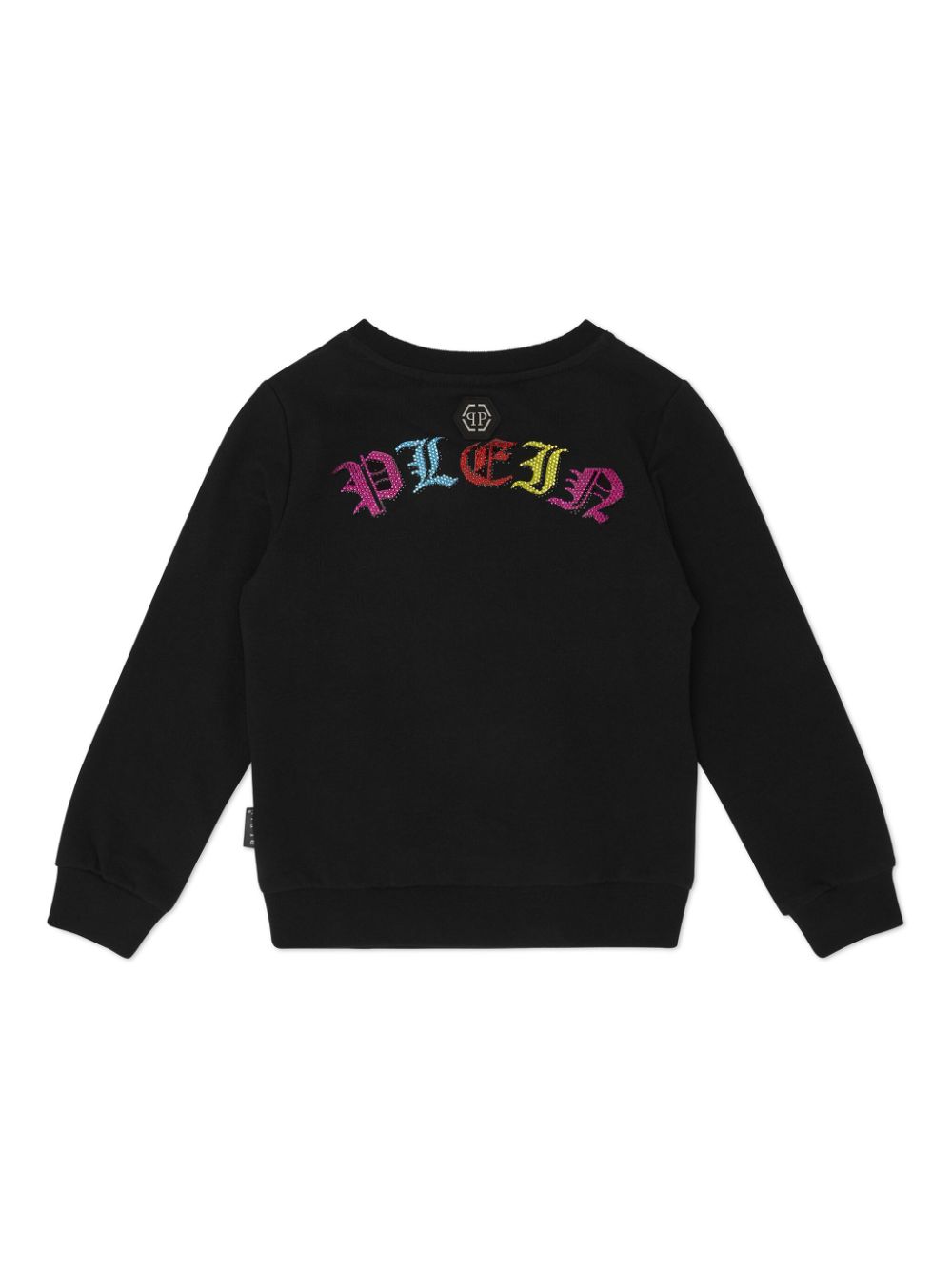 Philipp Plein Junior Sweater met kristallen - Zwart