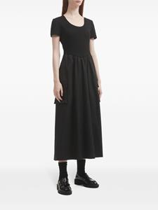 B+ab short-sleeve cargo dress - Zwart