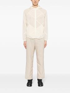 ROA mid-rise straight trousers - Beige