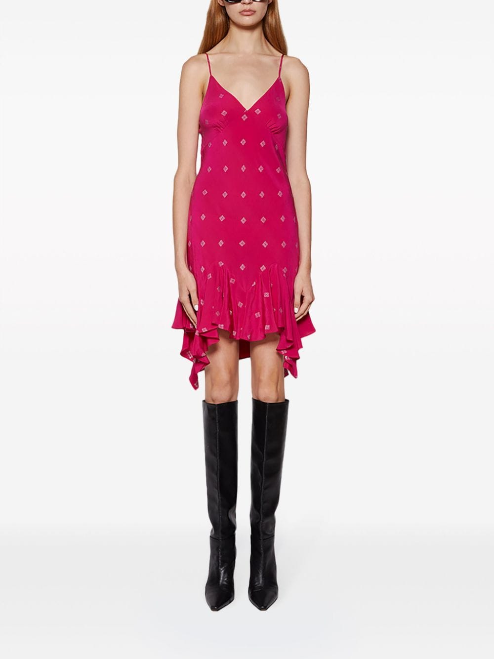 Givenchy Mini-jurk met borduurwerk - Roze