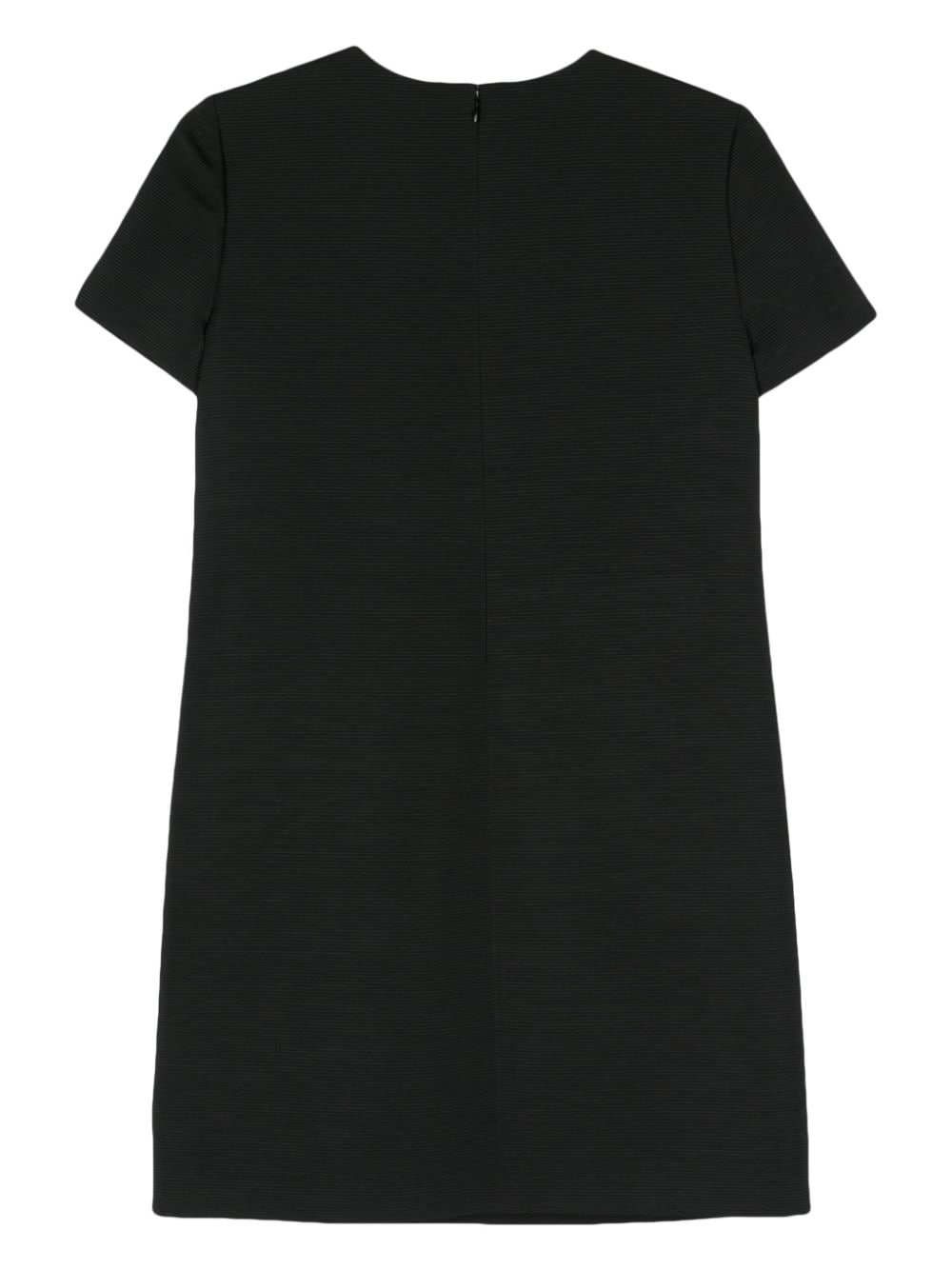 Emporio Armani Geribbelde mini-jurk - Zwart