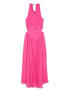 Michael Kors plissé midi dress - Roze