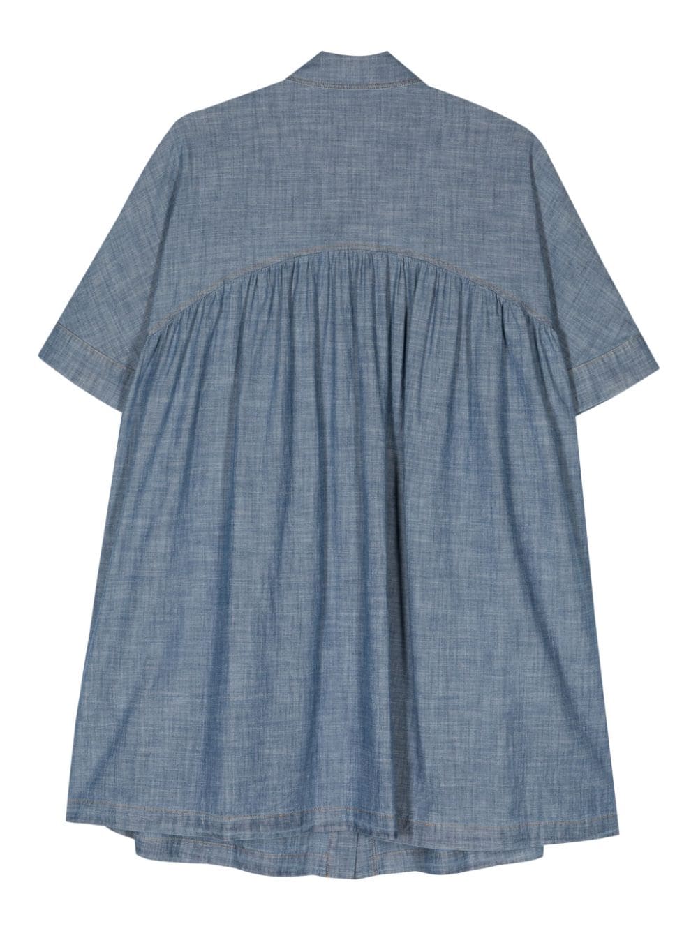 Semicouture Flared mini-jurk - Blauw