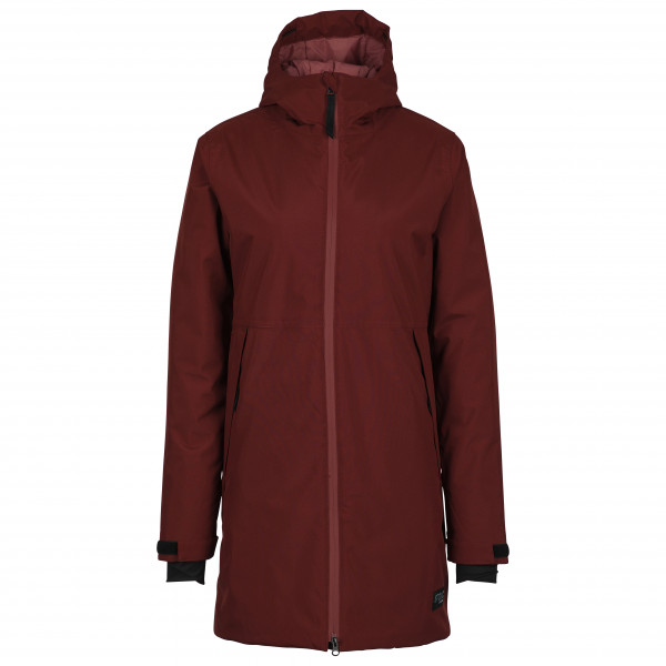Stoic  Women's MountainWool MMXX.Uppsala Coat - Lange jas, rood