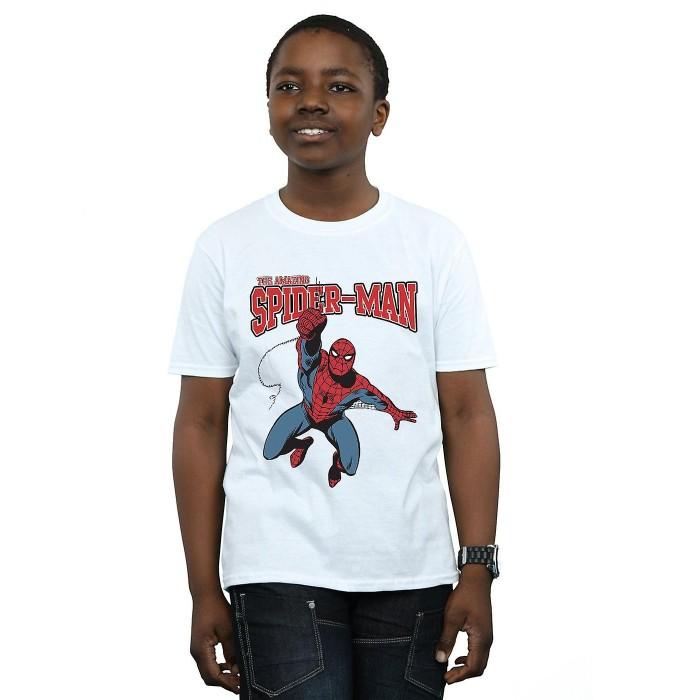 Spider-Man jongens sprong T-shirt