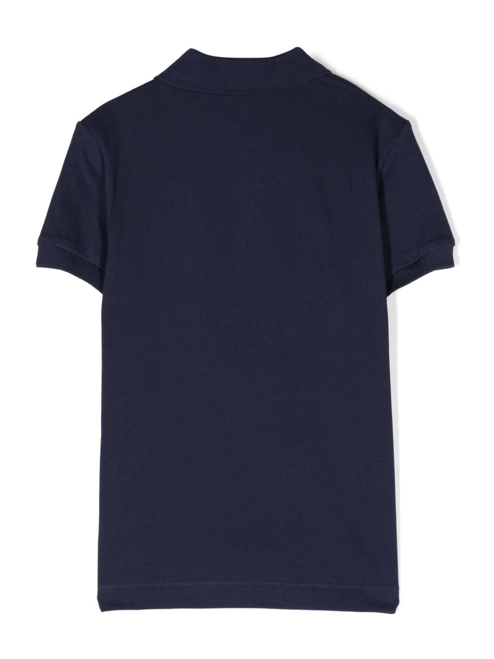 Moschino Kids Poloshirt met geborduurd logo - Blauw