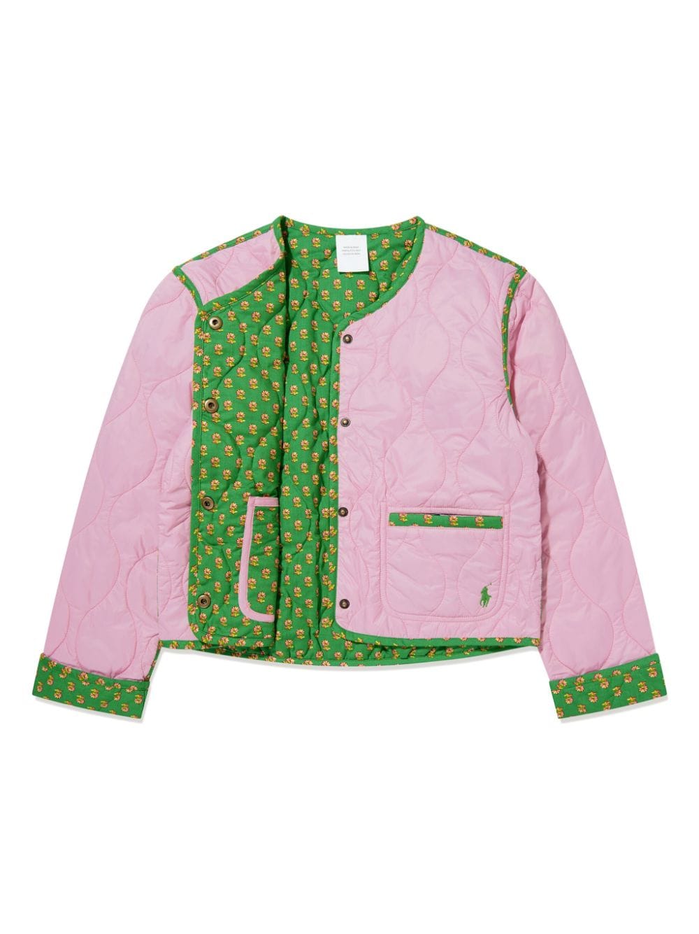 Ralph Lauren Kids reversible quilted jacket - Roze