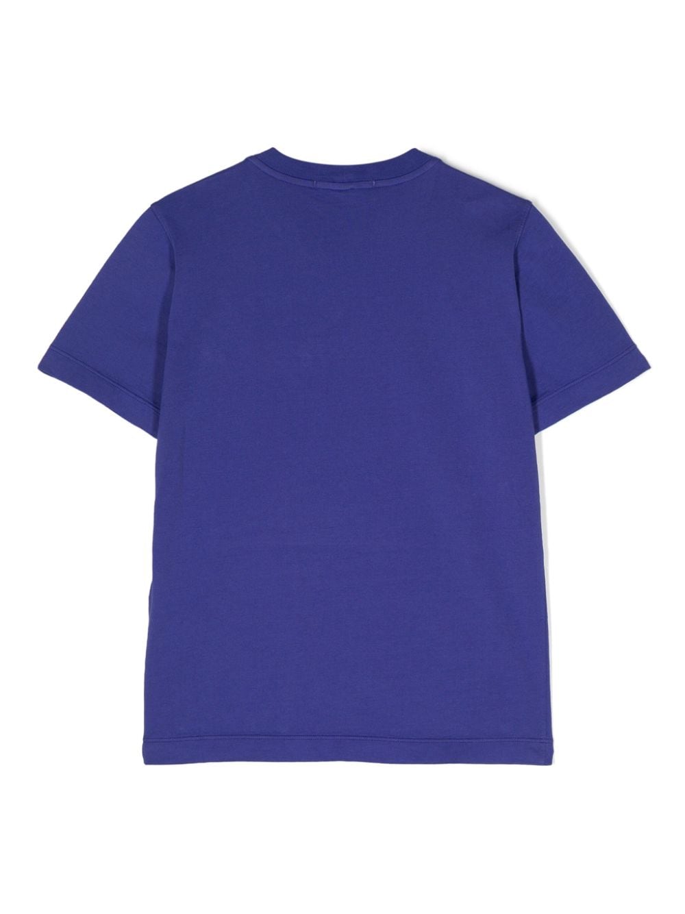 Stone Island Junior Compass-motif cotton T-shirt - Blauw