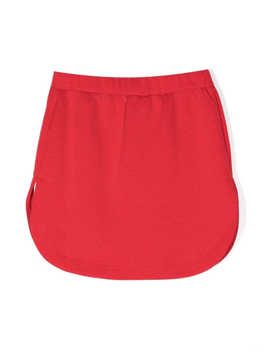 Emporio Armani Kids logo-embroidered jersey skirt - Rood