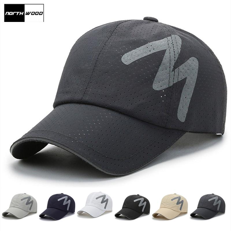 Northwood Summer Cap Breathable Holes Unisex Baseball Cap for Men Women Outdoor Sun Dad Caps Fast Dry Snapback Hat