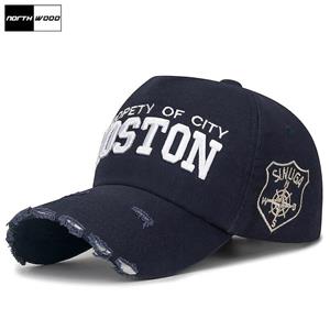 Northwood Letter BOSTON Women's Baseball Cap Unisex Men's Snapback Dad Hat Adjustable Cotton Trucker Caps Size  56-60cm