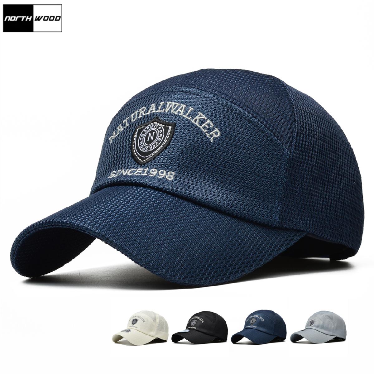Northwood Summer Mesh Baseball Caps for Men Women Outdoor Letter Baseball Hats Men Caps Sunshade Trucker Hats