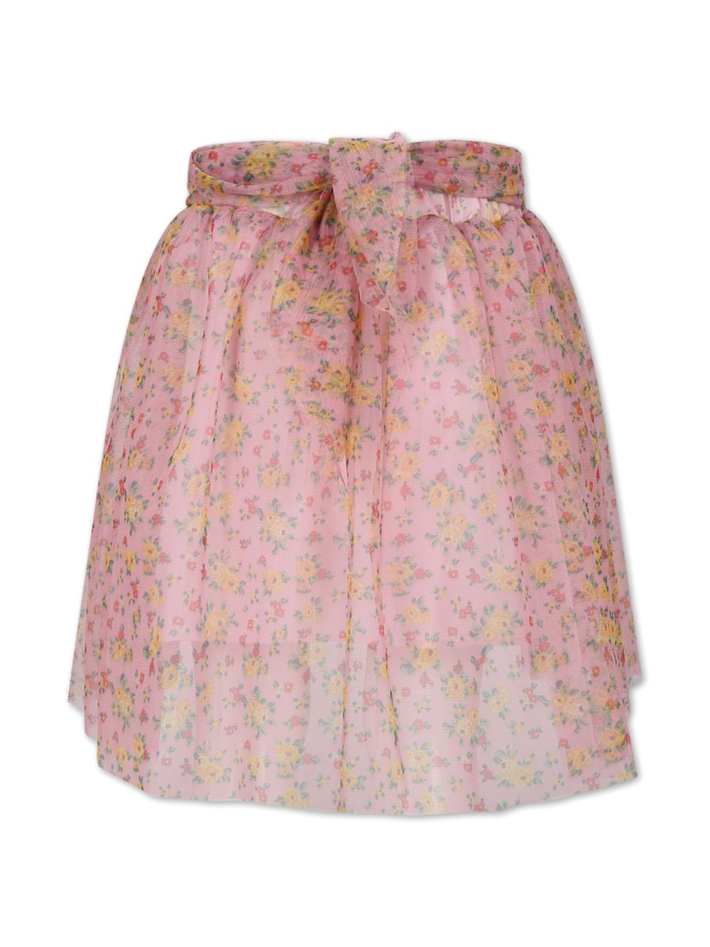 Philosophy Di Lorenzo Serafini Kids floral-print tulle skirt - Roze