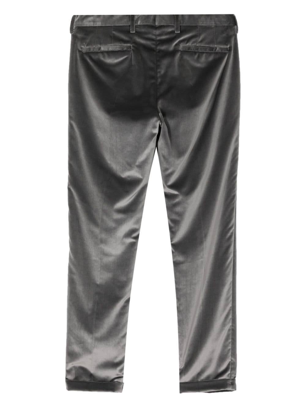 Paul Smith slim-cut velour trousers - Grijs