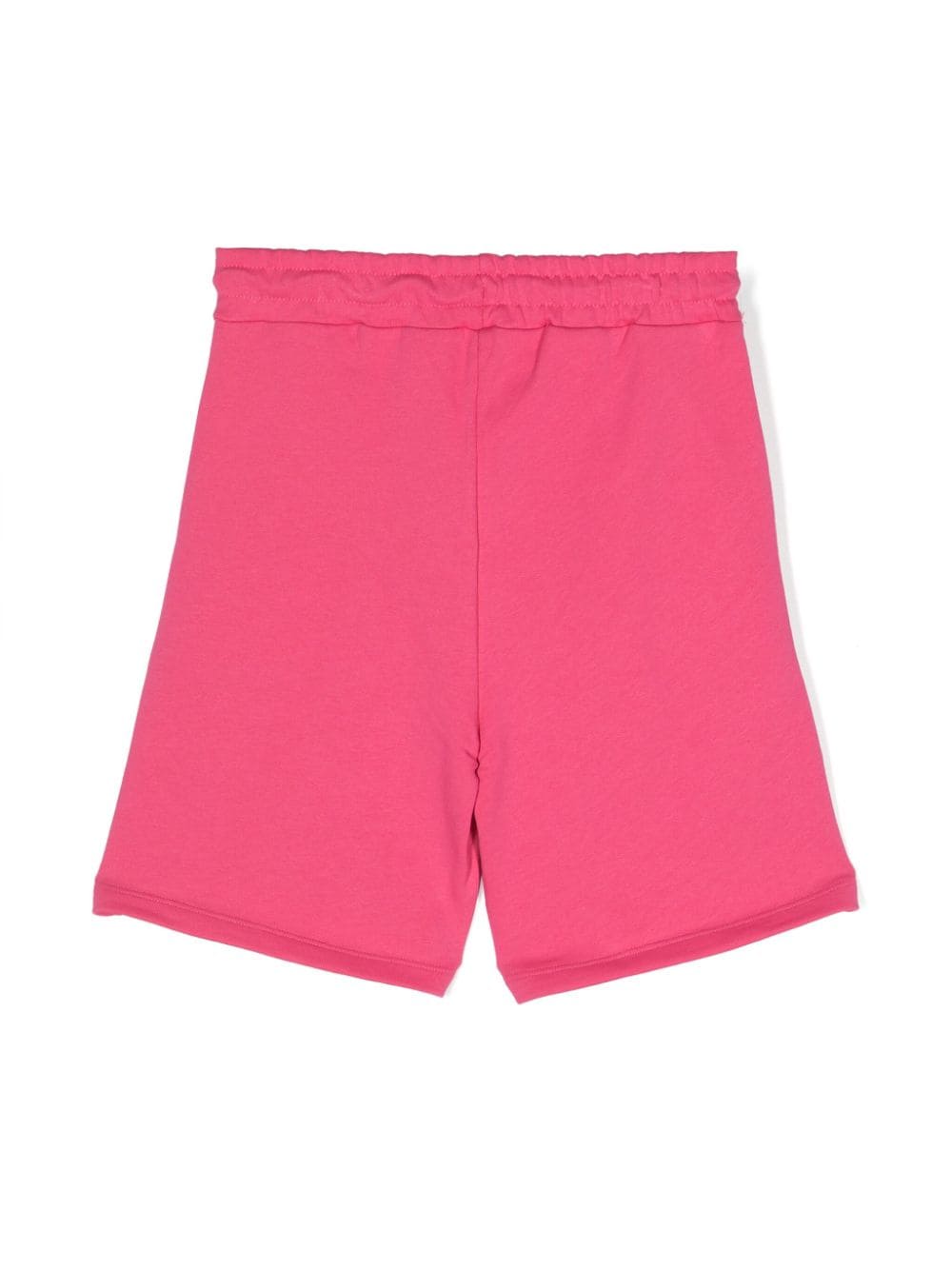 MSGM Kids Katoenen shorts met geborduurd logo - Roze