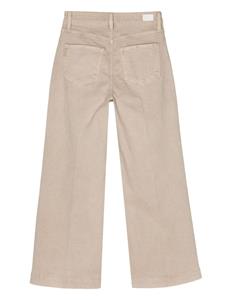 PAIGE High waist jeans - Beige