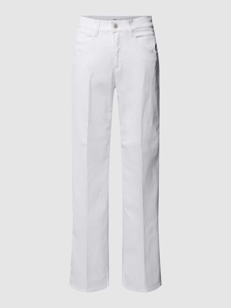 BRAX Regular fit broek met persplooien, model 'Style.Maine'
