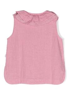 Il Gufo Mouwloze blouse - Roze
