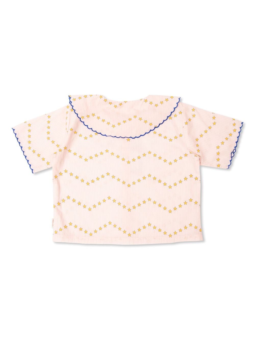 Tiny Cottons Zig Zag star-print blouse - Roze
