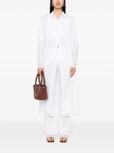 Alberta Ferretti Broderie anglaise broek - Wit