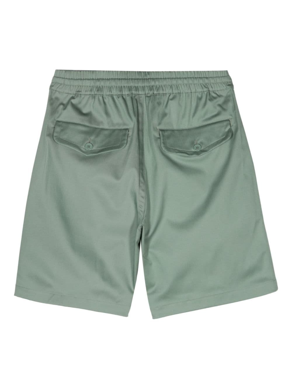 SANDRO drawstring-waist bermuda shorts - Groen