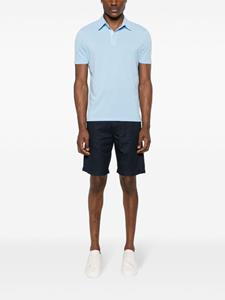 Jacob Cohën textured-finish straight-leg shorts - Blauw