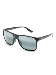 mauijim Maui Jim Pailolo zonnebril met vierkant montuur - Zwart