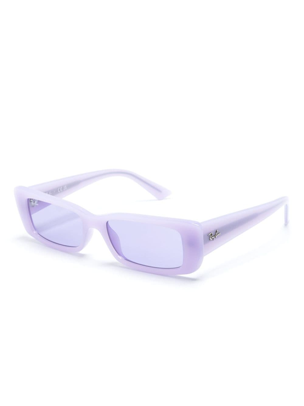 Ray-Ban Teru Bio-Based zonnebril met rechthoekig montuur - Paars