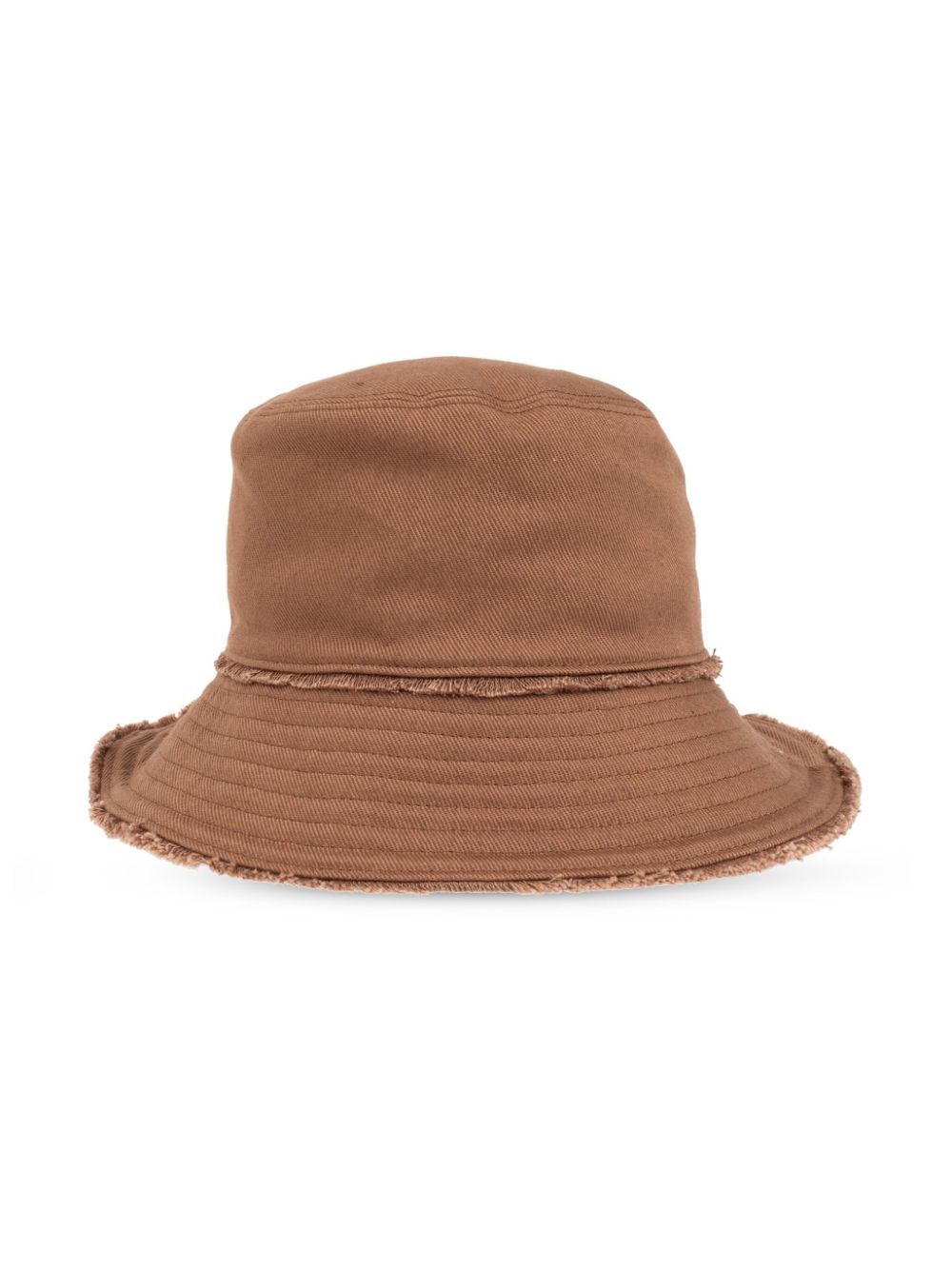 FENDI logo-appliqué bucket hat - Bruin