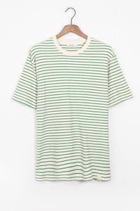 Sissy-Boy Groen Gestreept Slub Jersey T-shirt