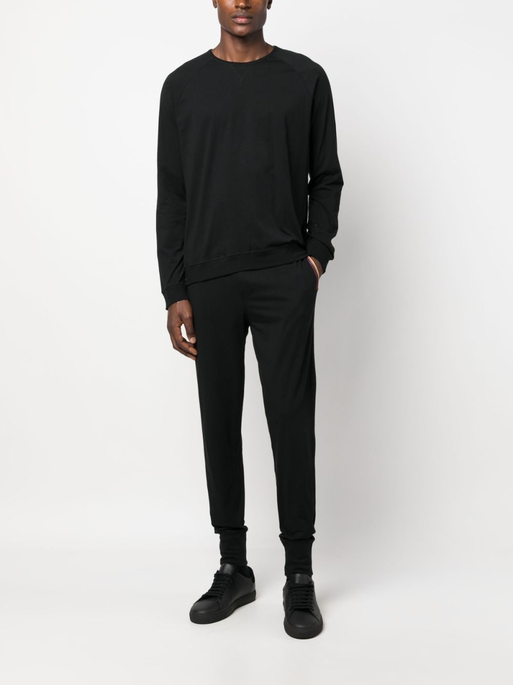 Paul Smith Sweater met logopatch - Zwart