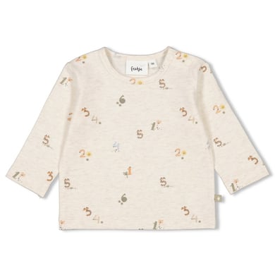 Feetje Shirt met lange mouwen Cool Family Off white Melange