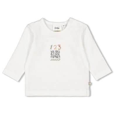 Feetje Cool Family Off shirt met lange mouwen white