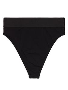Balenciaga logo-waistband stretch-cotton briefs - Zwart