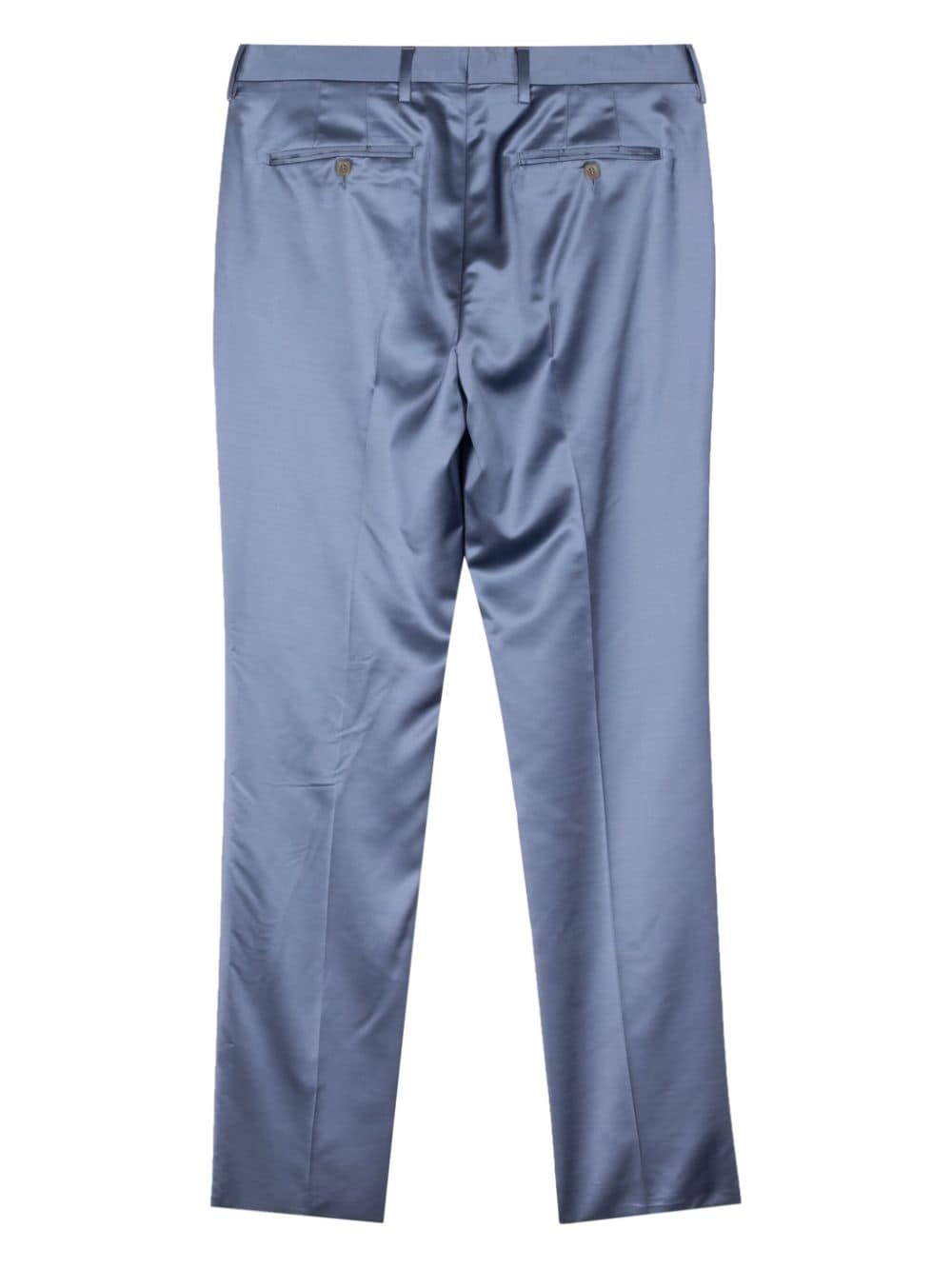 Paul Smith tailored satin trousers - Blauw
