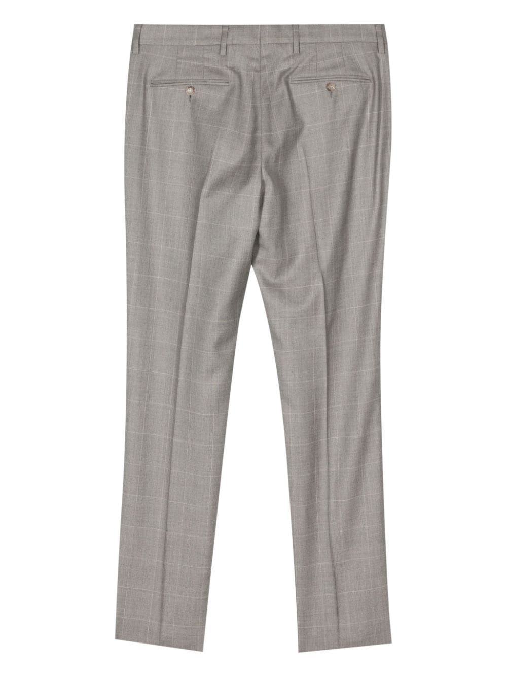 Paul Smith checked tailored trousers - Grijs