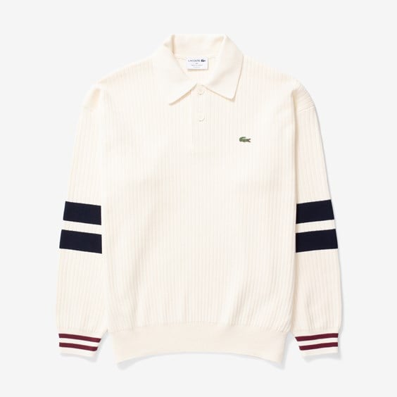 Lacoste French Made Relaxed Sweat Ribbed Sweater