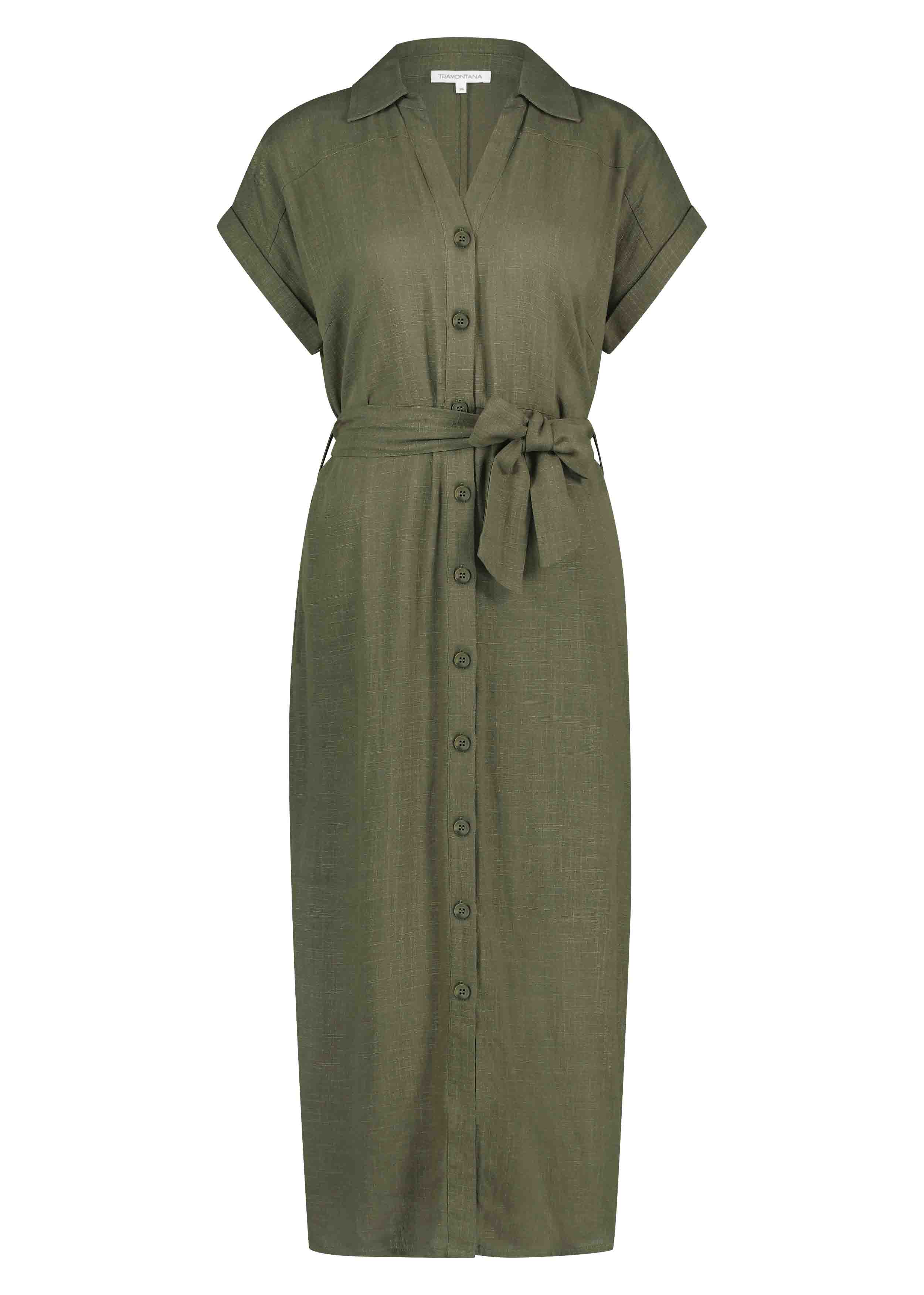 Tramontana Female Jurken C03-12-501 Dress Shirt Belted